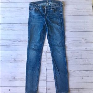 7 for all mankind the skinny jeans